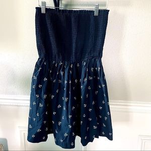 Y2K Abercrombie strapless nautical dress 88